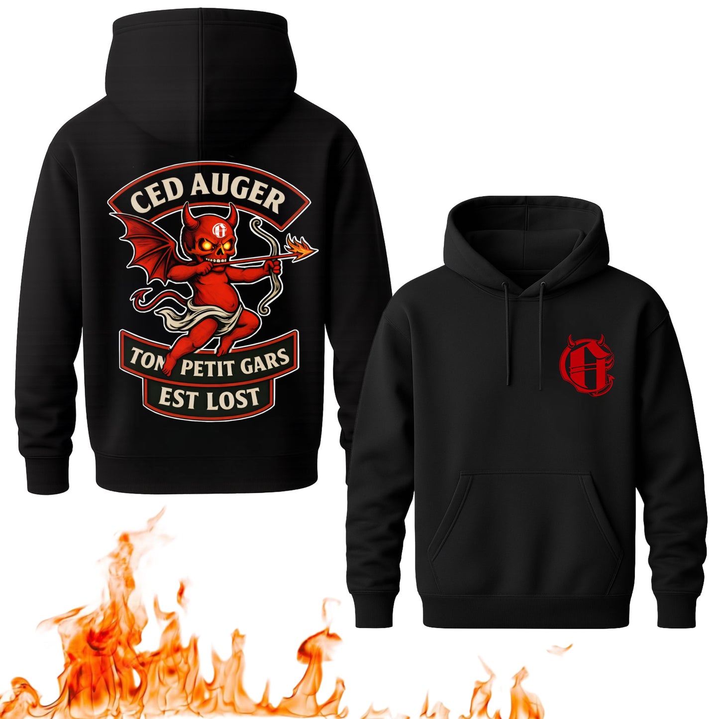 Hoodie ‘’Ton petit gars est Lost’’