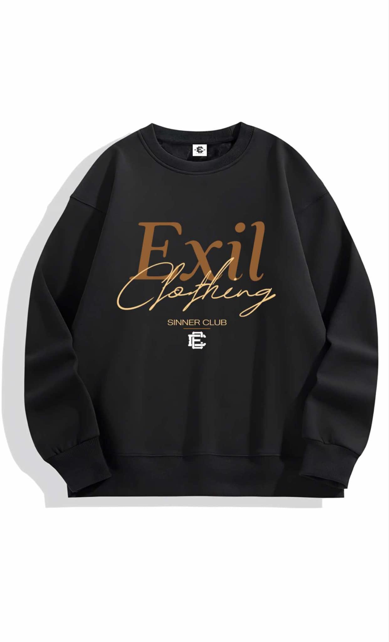 Crewneck Script Tabaco