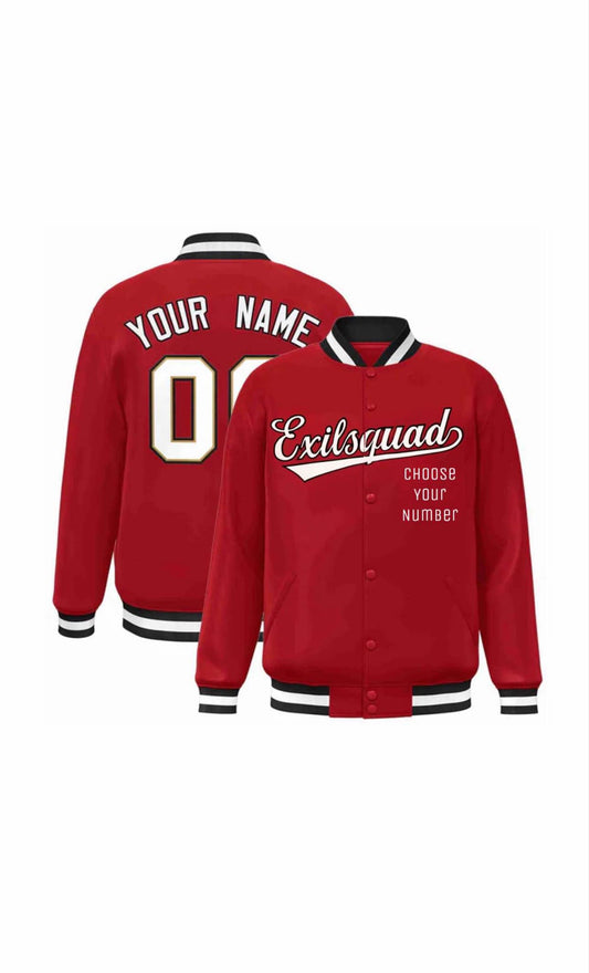 TEAM JACKET EXIL PERSONNALISÉ ROUGE