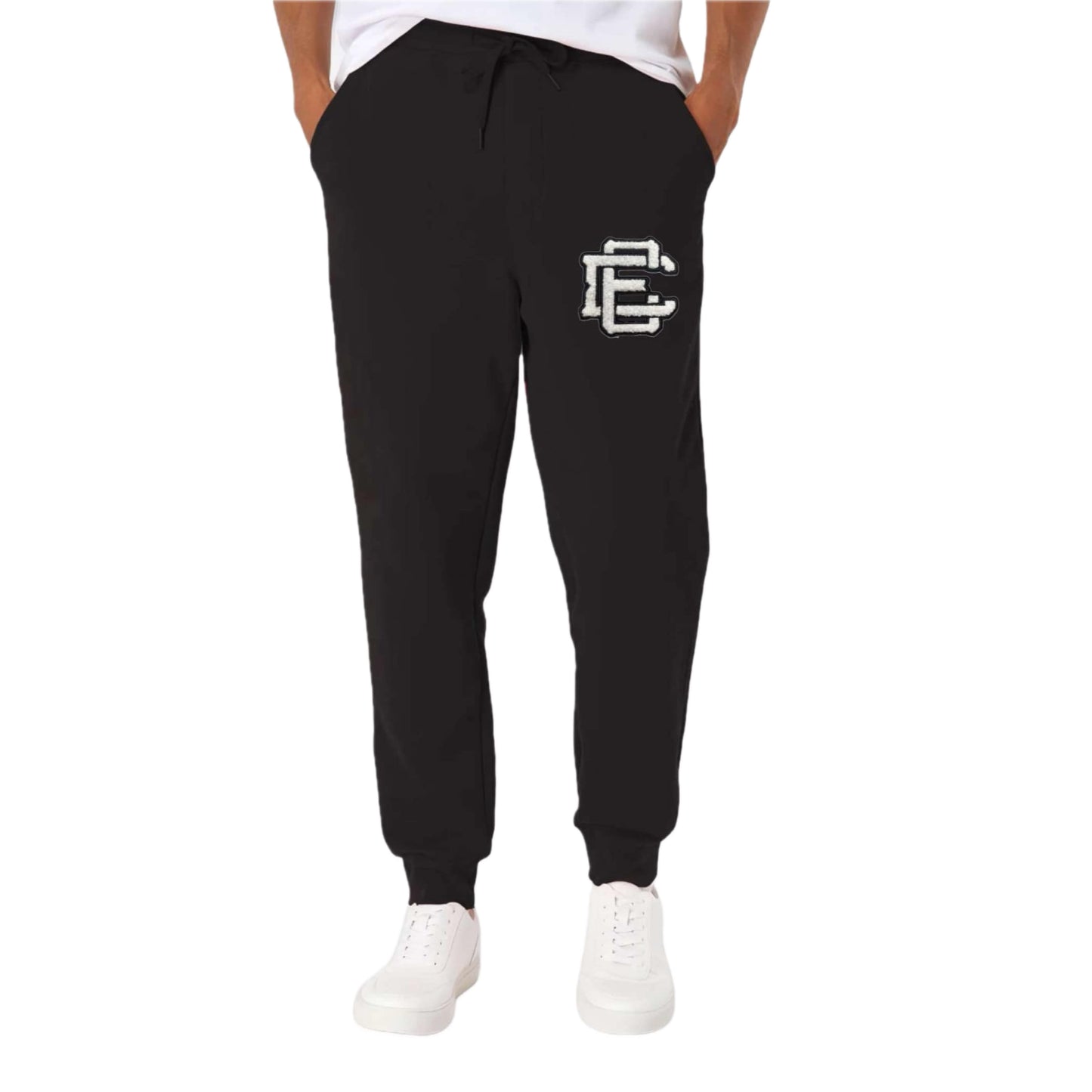 Jogging Noir Logo Blanc