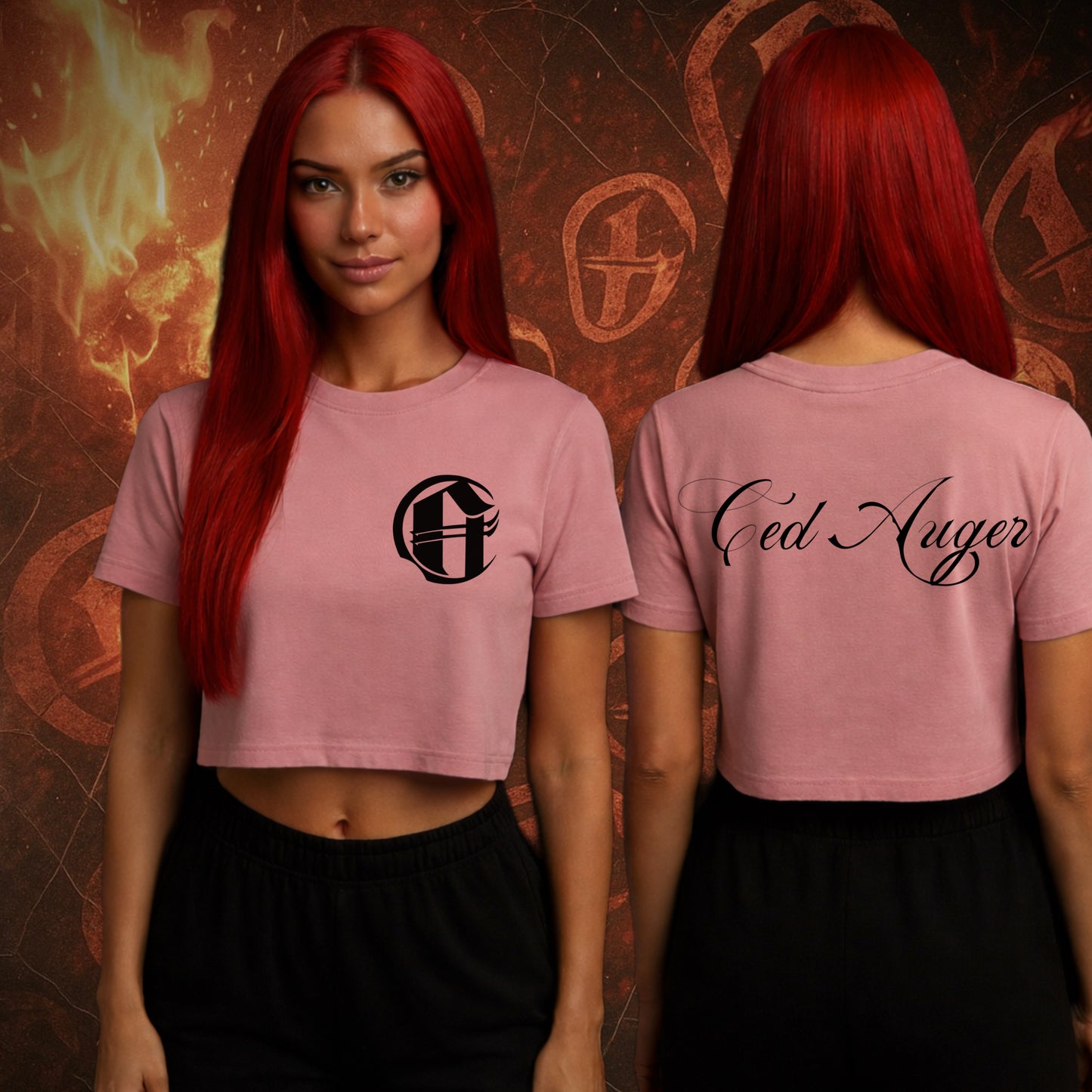 Crop Top T-Shirt Blush