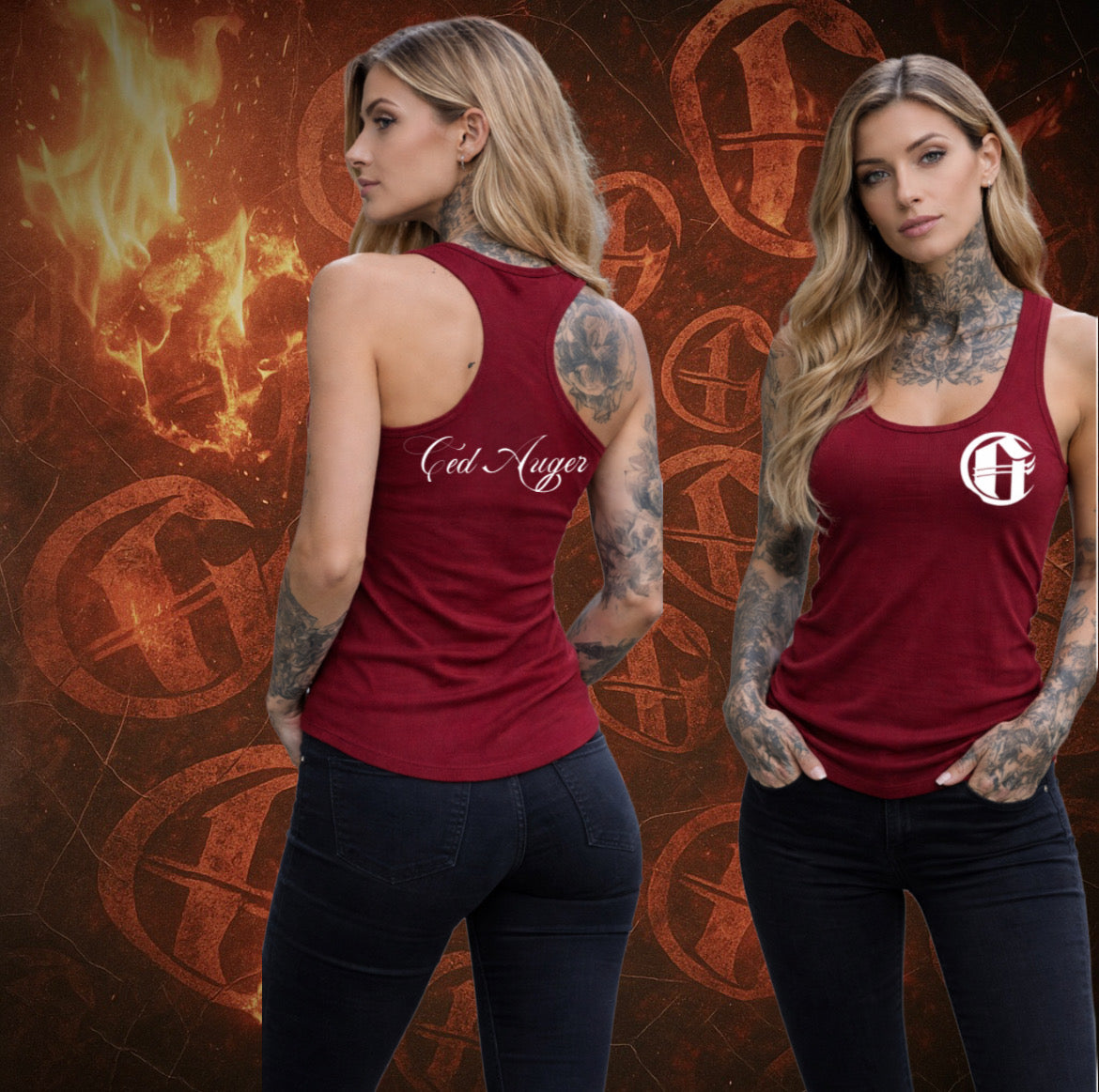 Camisole Femme Bourgogne