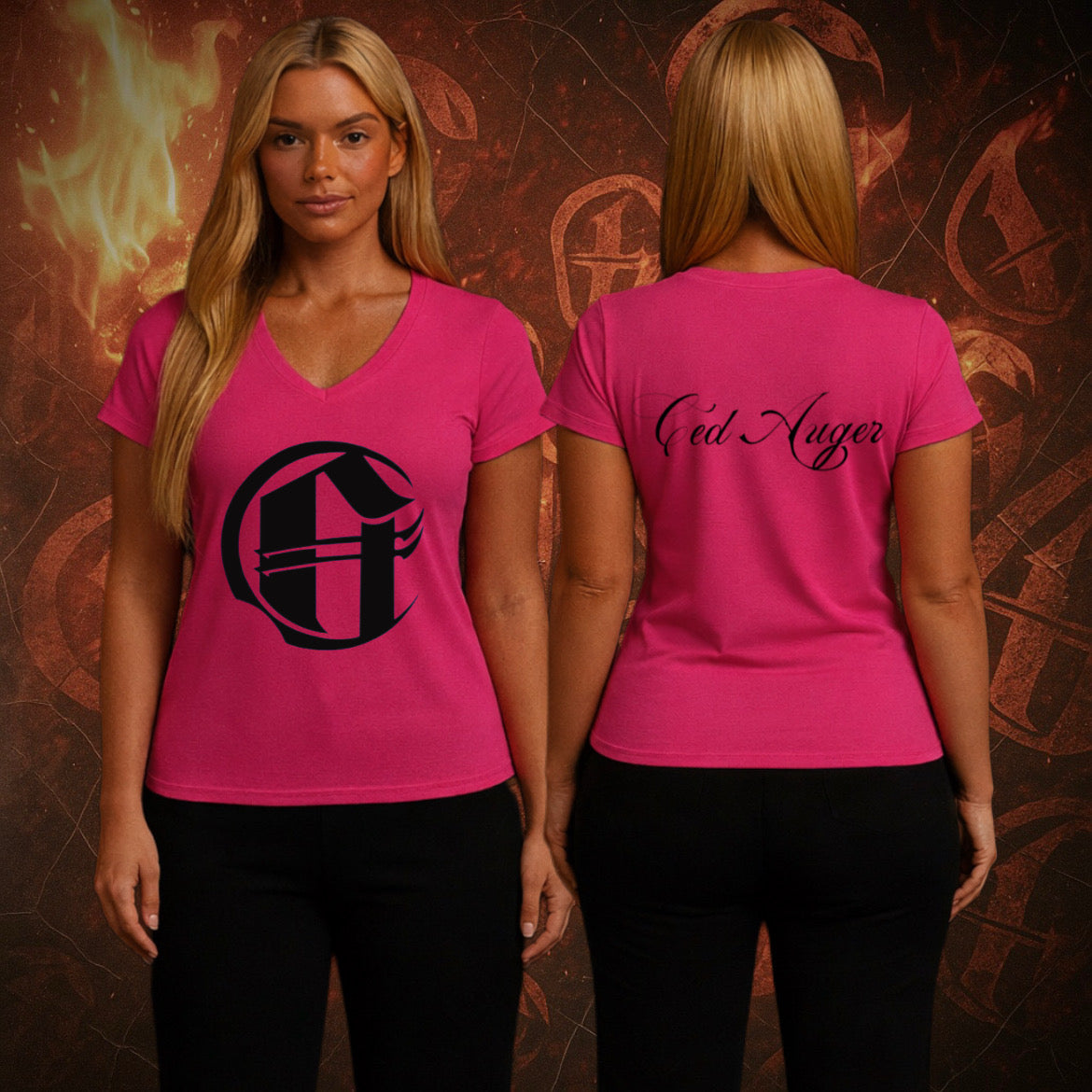 T-Shirt Femme Rose Original