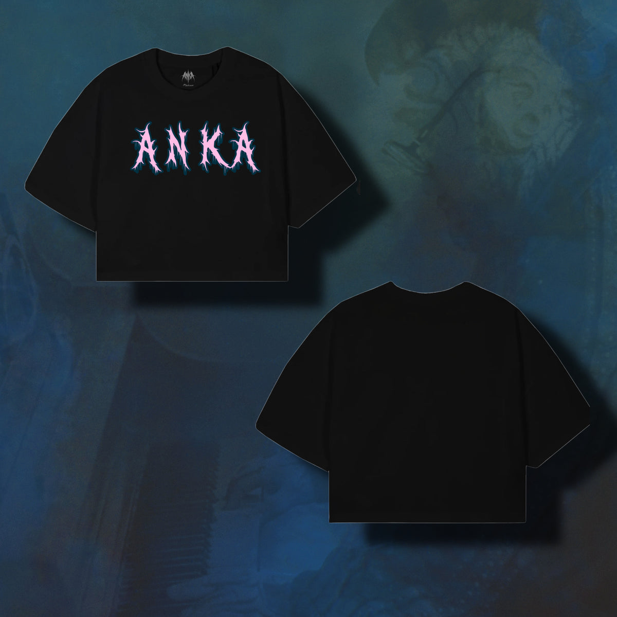 Crop Top T-Shirt Heart