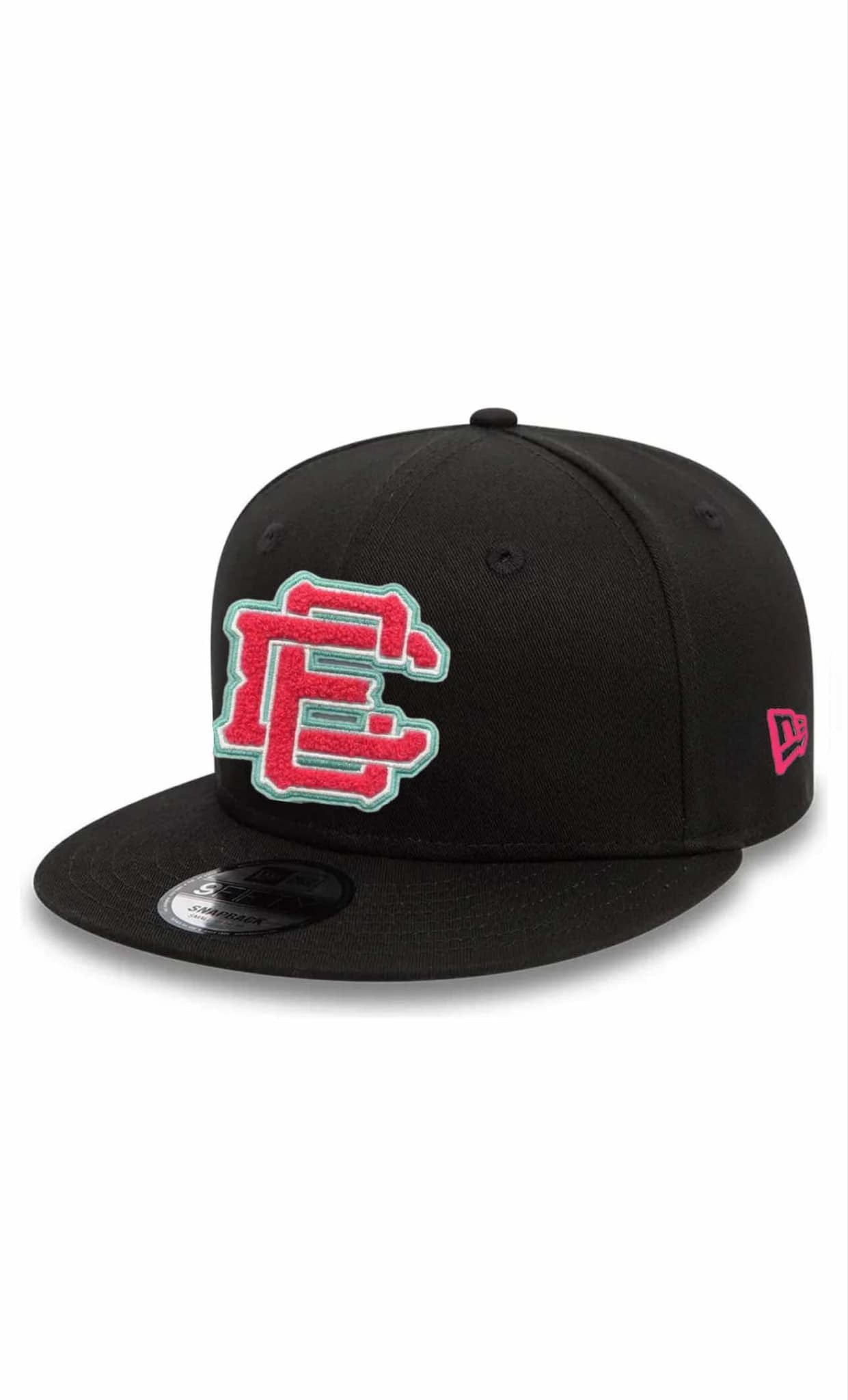 Casquette Noir New Era X Exil rose