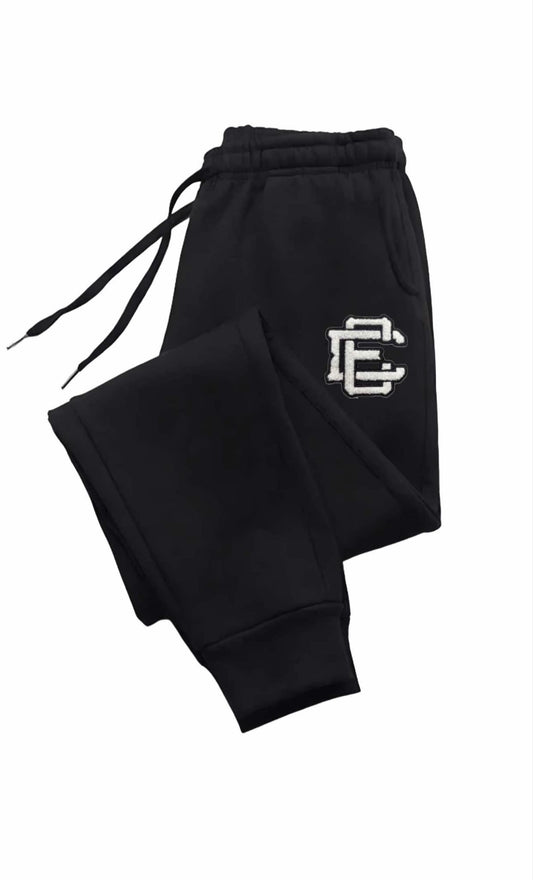 Jogging Noir Logo Blanc