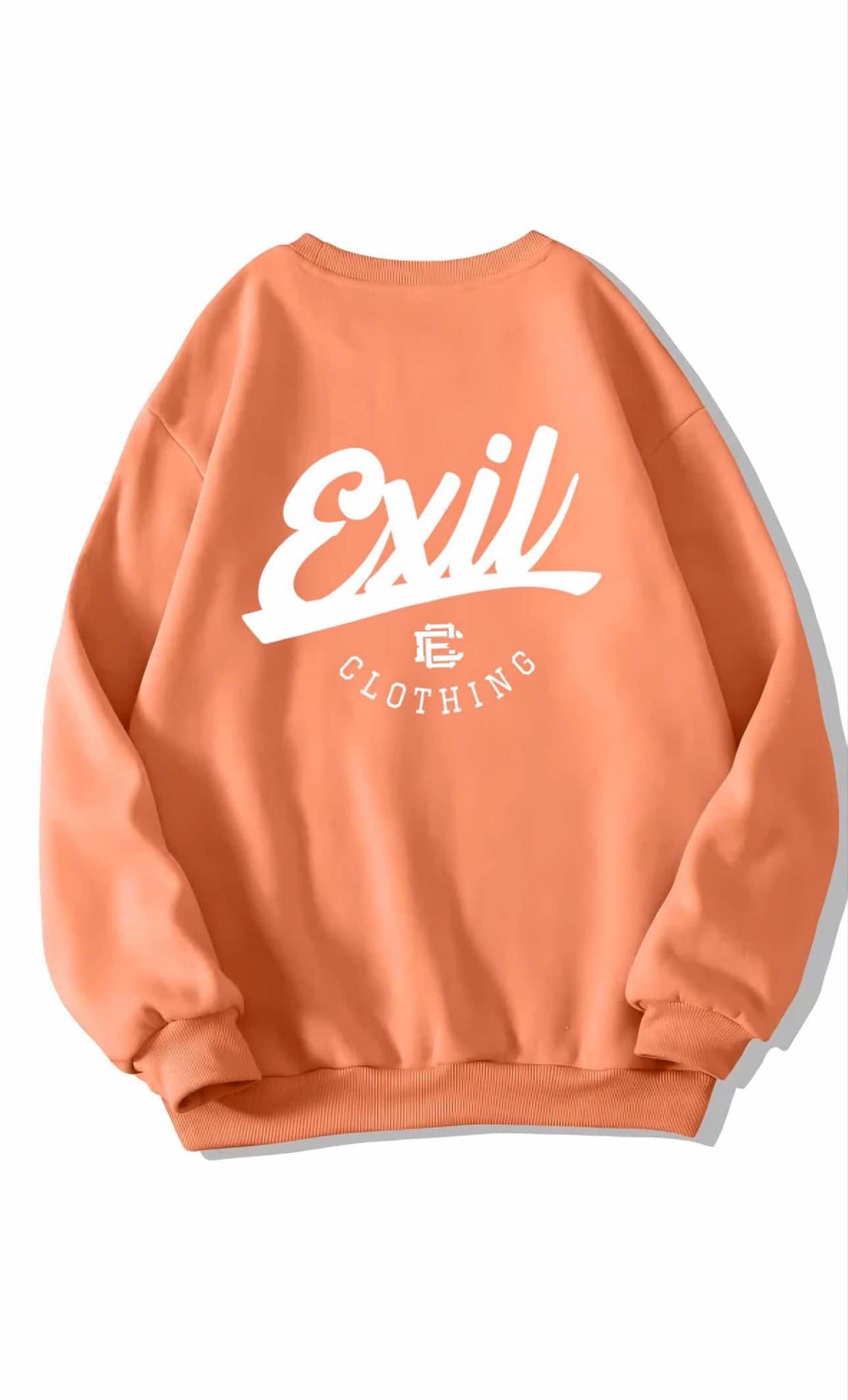 Crewneck Peach & Blanc